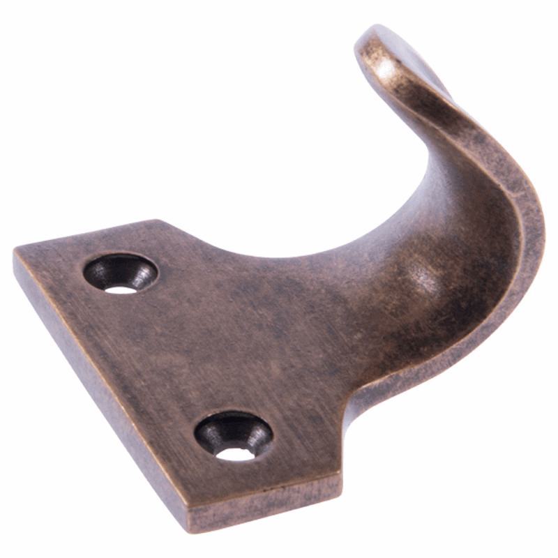 Antique Brass Curved Sash Lift