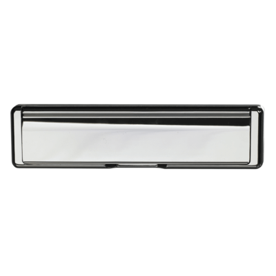 Polished Chrome Nu Mail High Security/Weather Sealed Sleeved Letter Plate