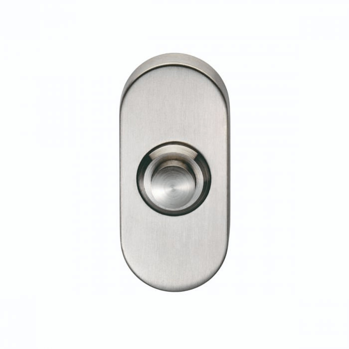 Grade 316 Satin Stainless Steel (SSS) Oval Bell Push