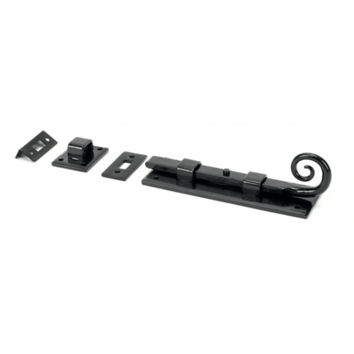 150mm Black Universal Monkeytail Surface Bolt