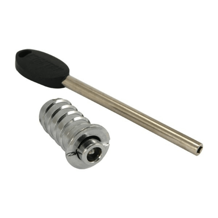 Polished Chrome Locking Sash VentLock c/w Mini Strike Plate & Key