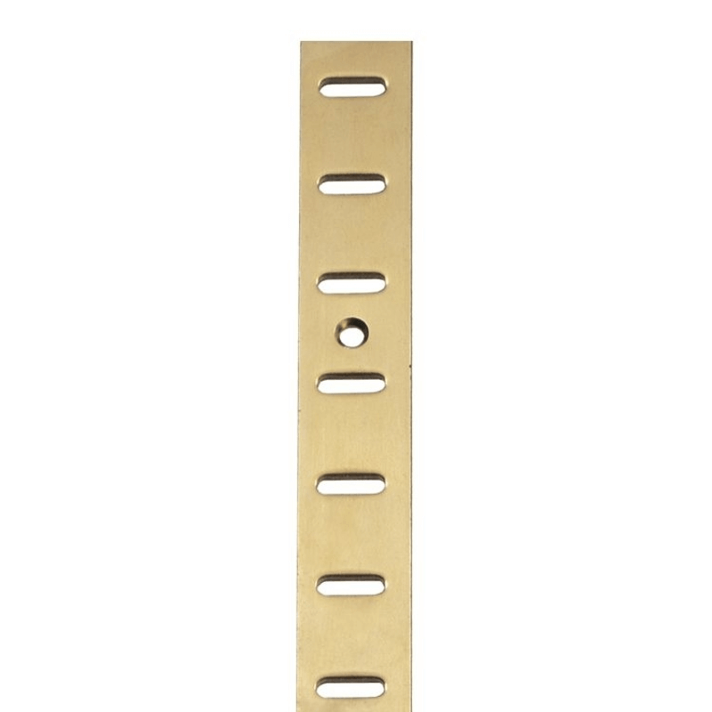 1829mm Self Colour Brass Flat Bookcase Strip