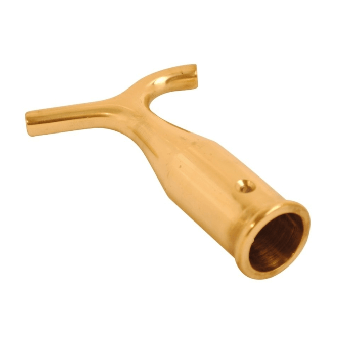 Polished Brass Pole Hook