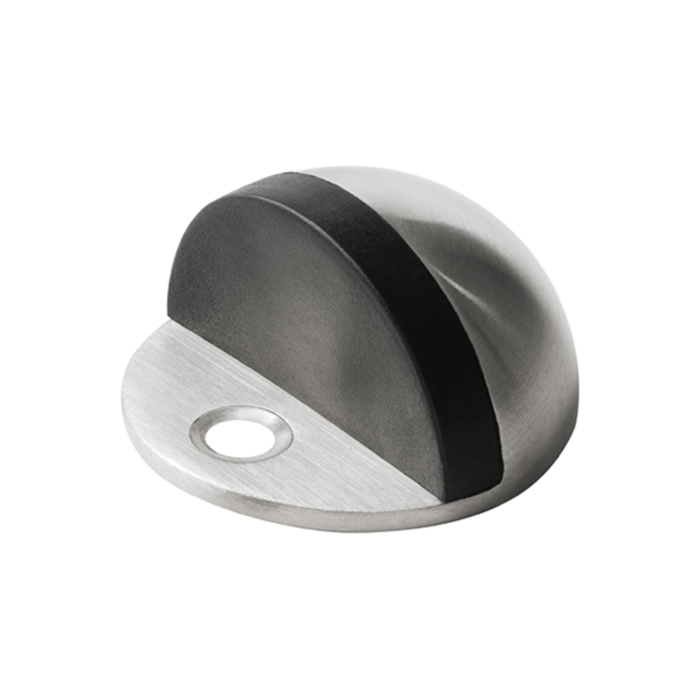 Satin Stainless Steel (SSS) Oval Floor Mounted Door Stop