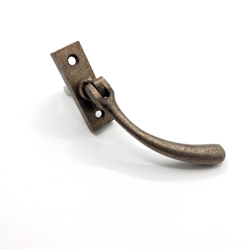 Cardea Bulb End Window Espagnolette Handle RH - White Bronze