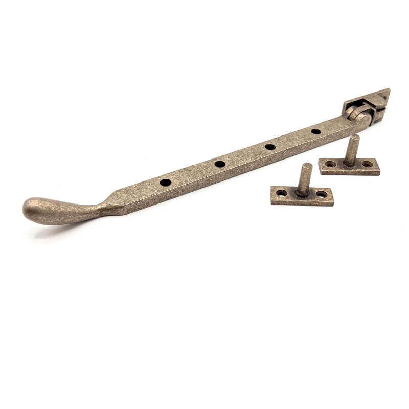 Cardea 252mm Bulb End Casement Stay - White Bronze