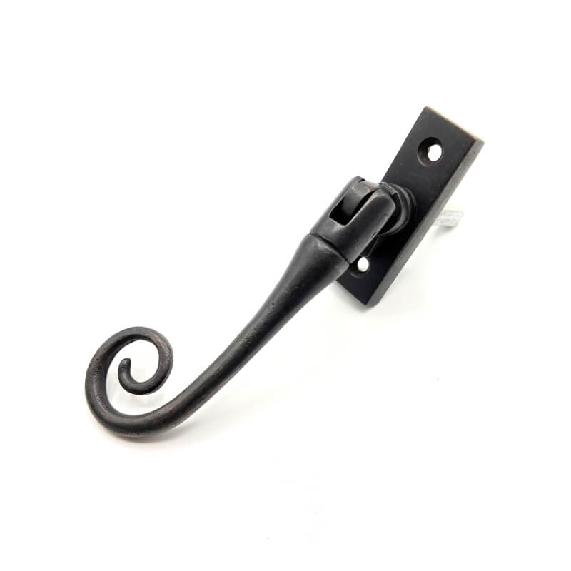 Cardea Monkeytail Window Espagnolette Handle LH - Sheradised Black