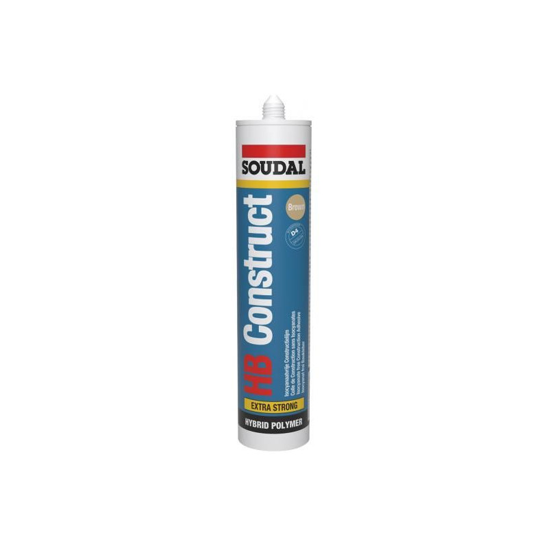 Soudal HB Construct Extra Strong Hybrid Polymer Wood Adhesive 290ml Cartridge