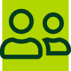 Branded Icon of users