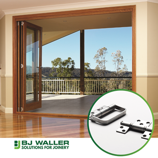 BJ Waller Technical Expertise Backs Centor Bi-Fold  Hardware for Timber